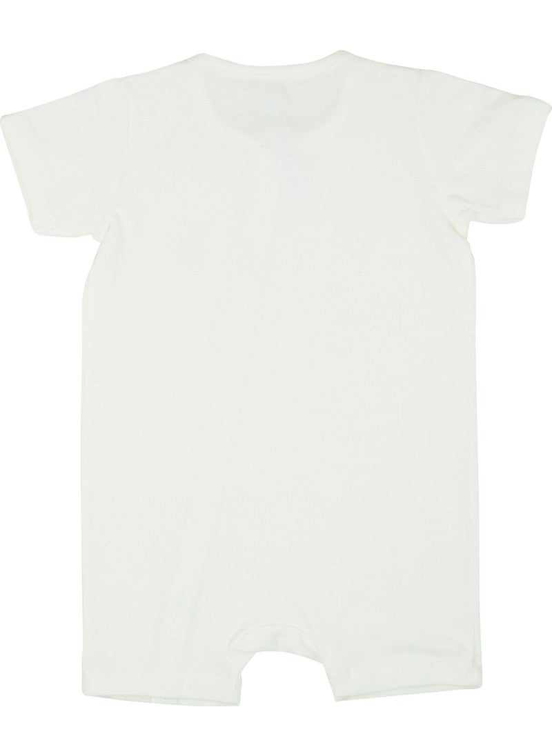 Jrmori Basic Short Jumpsuit with Snap Fasteners  - Image 2