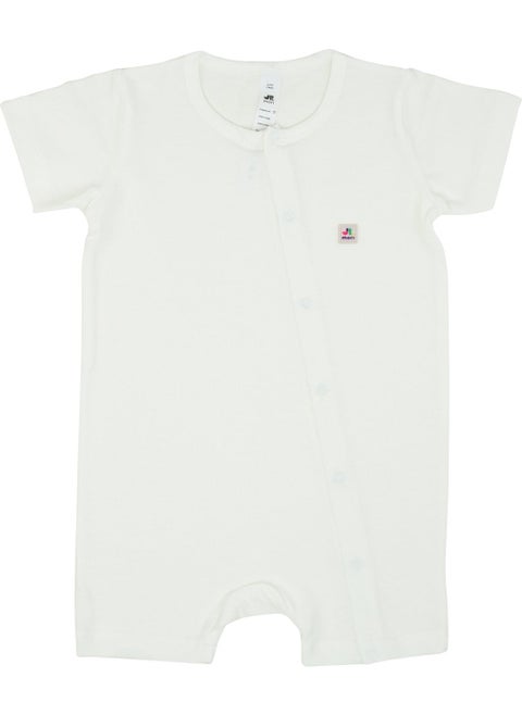 Basic Short Jumpsuit with Snap Fasteners