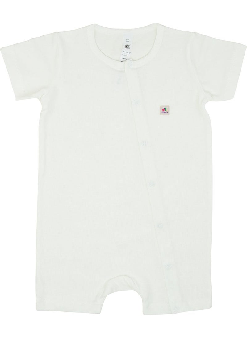 Jrmori Basic Short Jumpsuit with Snap Fasteners  - Image 1