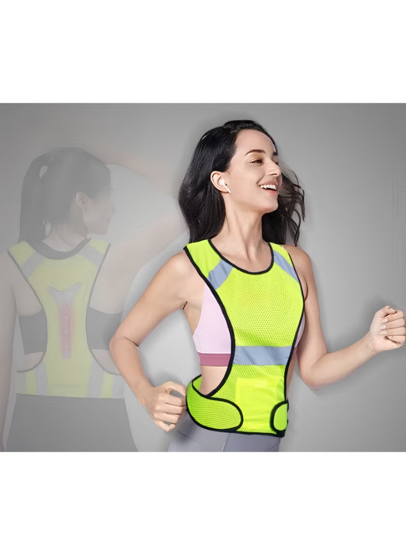 HASSM Men's High-Light Reflective Running Vest - Image 3