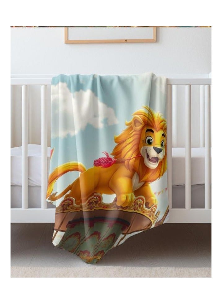 general Children's or student cartoon flannel thin blanket (warm and comfortable, suitable for sleep, games) 100cm*150cm - 417 - Image 1