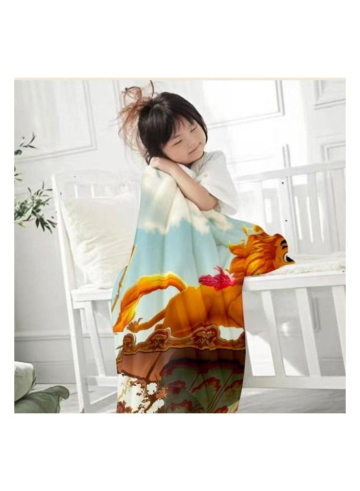 general Children's or student cartoon flannel thin blanket (warm and comfortable, suitable for sleep, games) 100cm*150cm - 417 - Image 4