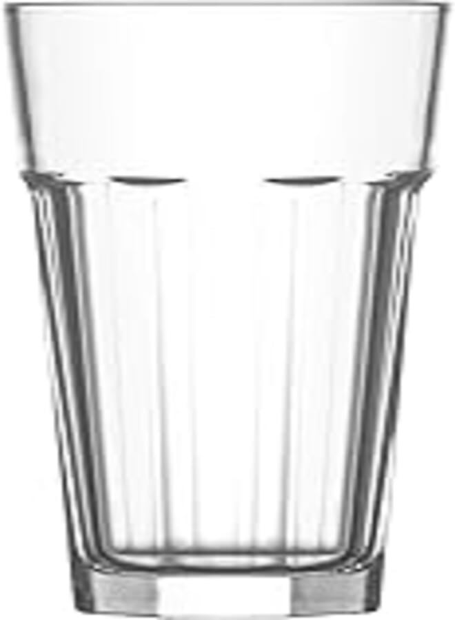 LAV ARAS Glass / 360 cc - 12.25 Oz / 6 Pcs/Elegant design, Trusted Brand, Attractive shape of Water, Sparkling Drink, Smoothies, Juices, Cocktails/High Quality Materials