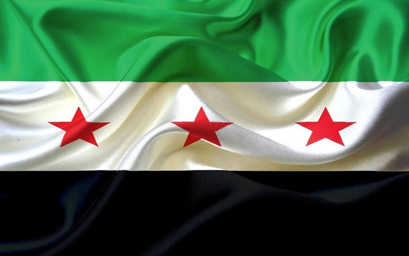 ARS Three Stars Syrian   Flag - Heavy-Duty 210D Satin, Three Stars Syrian   Flag for Outdoor/Indoor, Fade Resistant, Flag Day, And Home-Polyester, Sport Day, FIFA World Cup-Size-60X90cm - Image 3