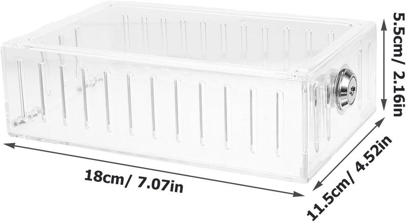 Uonlytech Thermostat Lock Box with Key, Thermostat Guard Cover, Weatherproof Wall-mounted Protective Lockable Box for Outdoor Hvac Control - Image 2