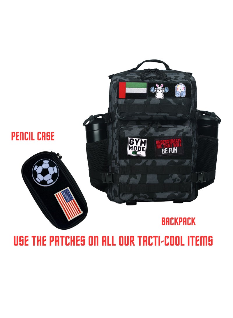 Project Nomad Velcro Hook Patch, Tacti-Cool ADVENTURE  Collection, Travel  for bag/vest, tech gadgets for kids & adults, for school backpack, for pencil case, for gym bag, gift for men/women 4.1x6.5 - Image 3