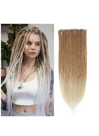 Synthetic Dreadlock Extensions, 24'' Thin 0.6cm Long Synthetic Crochet Dreads Extensions, 10 Strands Single Ended Dreadlock Extensions, Hair Dreads Extensions Light Brown to Blonde - pzsku/Z7F210FAFC7F5ECDC0C15Z/45/_/1708598639/2278ecc6-3f15-4566-b1a6-0dcbbe8ed0e7