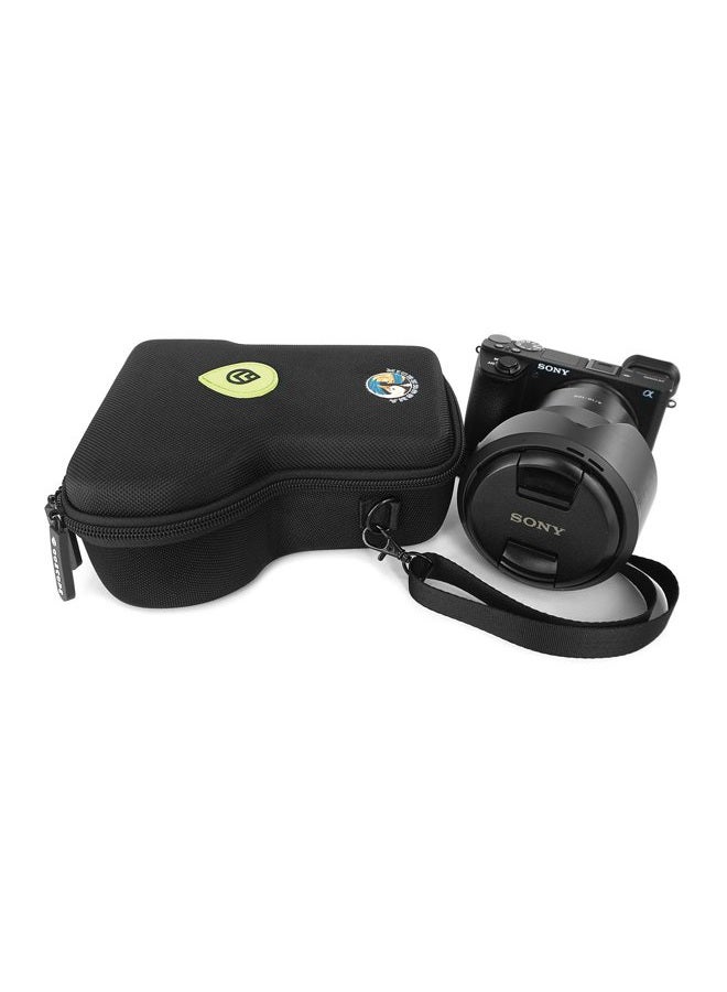 GoScope حافظة ALPHA GO - حافظة صلبة مدمجة متوافقة مع كاميرات SONY ALPHA a5100، a6000، a6100، a6300، a6400، a6500، a6600، a7c، ZV-E10، جسم الكاميرا مع أحجام العدسات 10mm-105mm [تناسب الكاميرا والعدسة] - Image 4