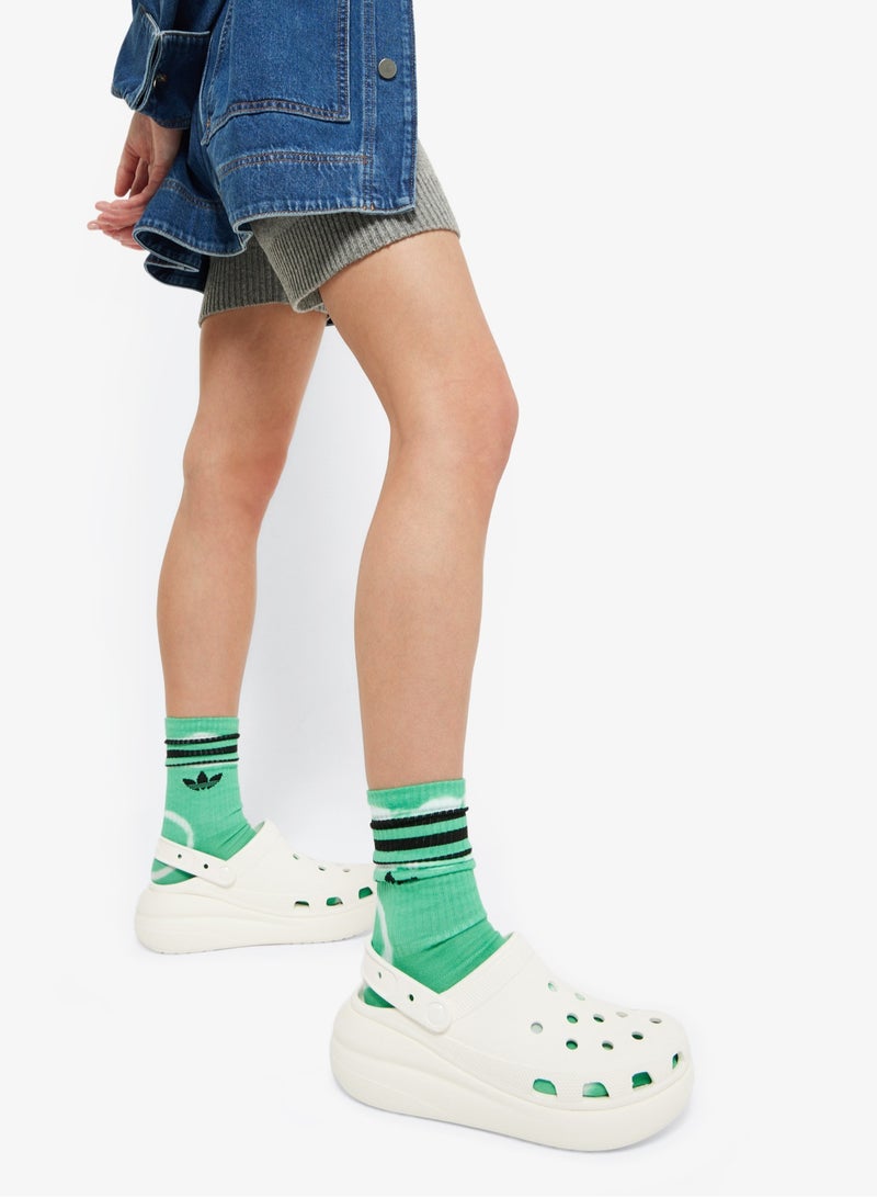 Cross Crocs Classic Crush Clog Waterproof Sports Puff Heightening Hole Shoes - Image 5