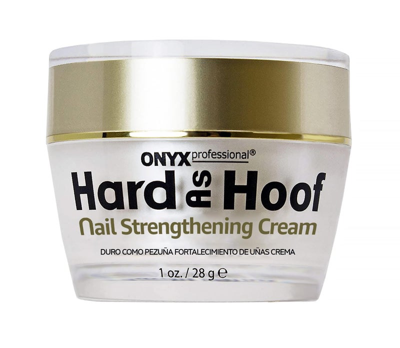 Onyx Professional Onyx Professional Hard as Hoof Nail Strengthening Cream with Coconut Scent Nail Growth  Conditioning Cuticle Cream Stops Splits Chips Cracks  Strengthens Nails 1 oz 