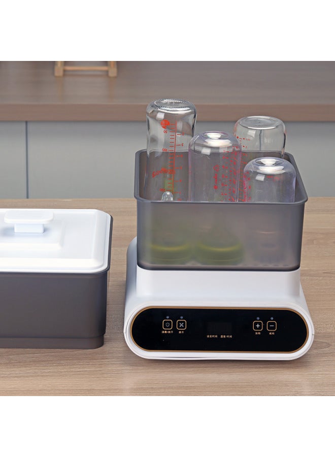 Rhythm Baby Bottle Sterilizer With Drying Two-in-one Steam Sterilization Baby Warm Milk Warmer Sterilization Cabinet Small - Image 1