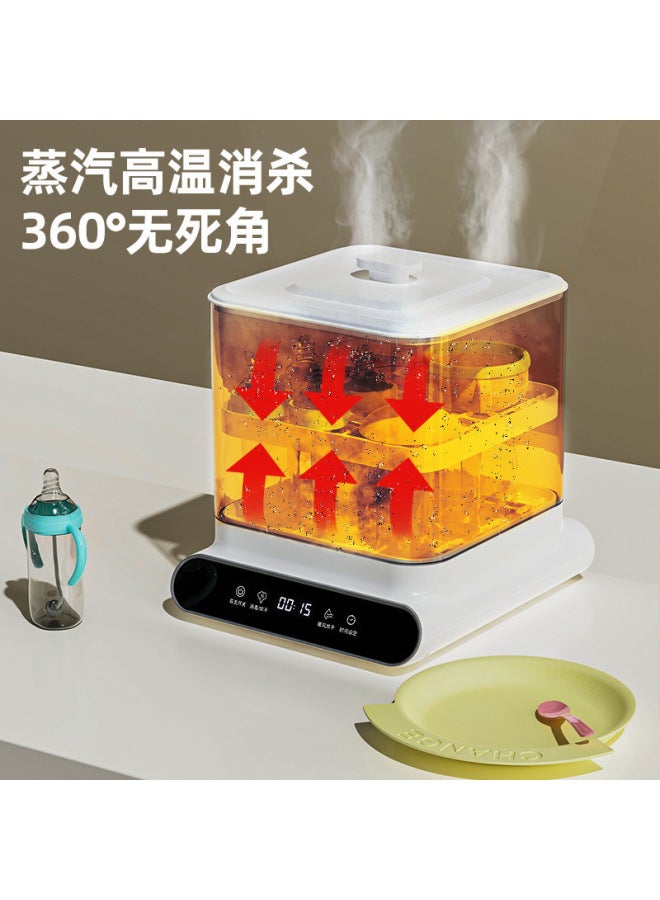Rhythm Baby Bottle Sterilizer With Drying Two-in-one Steam Sterilization Baby Warm Milk Warmer Sterilization Cabinet Small - Image 2