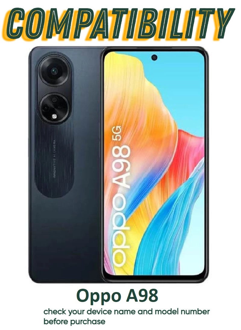 ACLIX 3 Pieces Antistatic ESD Dustproof Premium Quality High Definition Tempered Glass Screen Protector Designed For Oppo A98 - Image 3