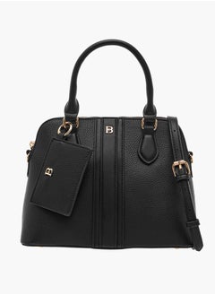 Flora Bella By Shoexpress Women Textured Tote Bag with Detachable Strap and Coin Purse  - Image 1