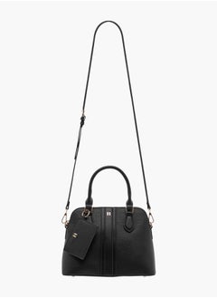Flora Bella By Shoexpress Women Textured Tote Bag with Detachable Strap and Coin Purse  - Image 2