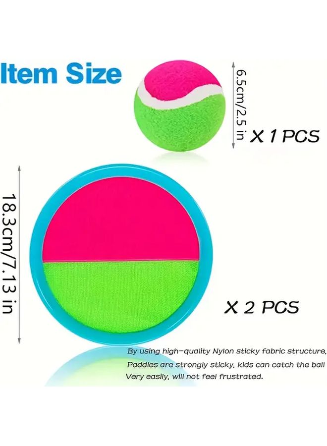 1 Set Goo Ball Kids Toy Outdoor Game Beach Set With 2 Paddles And Throwing Ball - Image 3