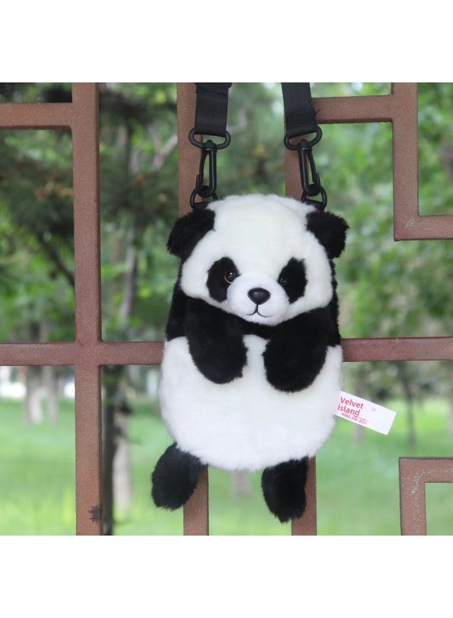 Imitation Tiger Crossbody Bag Panda Bag Plush Backpack Tiger Messenger Bag Children Plush Toys Wholesale-Specifications:25cm-Colors:Yellow Tiger Bag  - Image 3