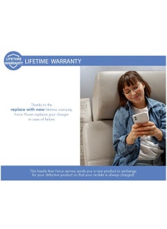 FORCE Force Power USB C to Lightning Ultra Reinforced Cable 1.2M Lifetime Warranty Gray  - Image 4