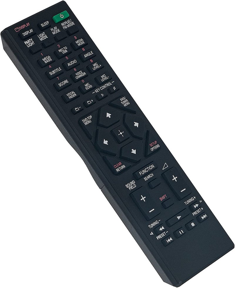 Neuronmart® RMT-AM420U RMTAM420U Remote Control Fit for Sony Audio Stereo System MHC-V21D MHC-V41D MHC-V71D MHC-V42D MHC-V72D HCD-M60D HCD-M80D MHC-M60D MHC-M80D MHC-V82D MHCV82D MHC-V77DW MHC-V81D - Image 3