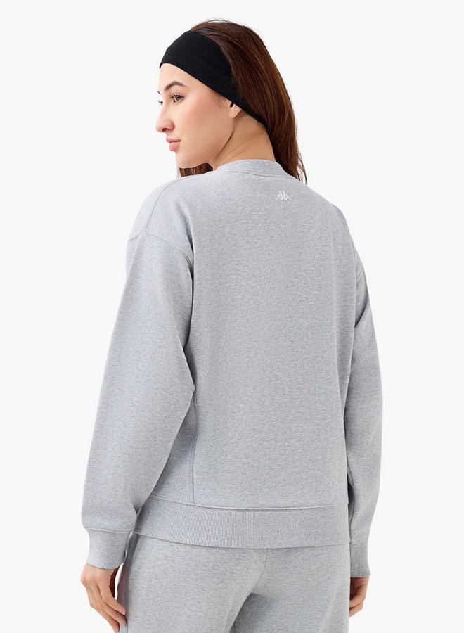 Kappa Women Logo Print Sweatshirt - Image 3