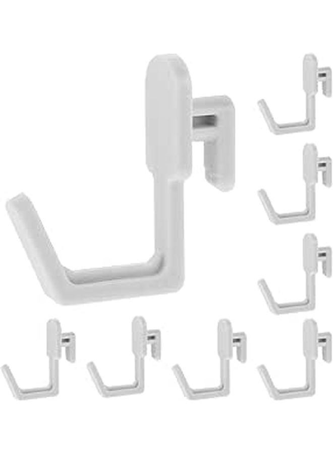 20Pcs Small Gray Heavy Duty Pegboard Hooks For Garage Workshop Storage Organizer - Image 1