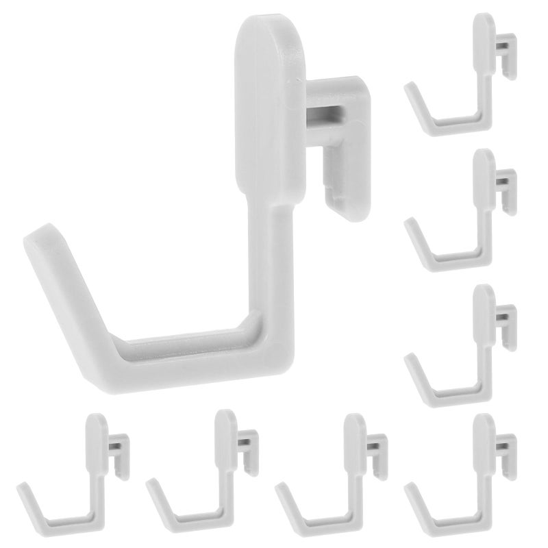 20Pcs Small Gray Heavy Duty Pegboard Hooks For Garage Workshop Storage Organizer - Image 2