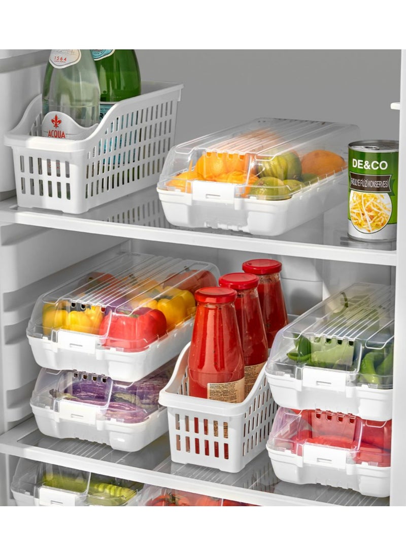 Dunia Lock & Fresh Square Party Butler - Versatile Dough, Bakery, and Cake Carrier - Airtight Lid - BPA-Free
