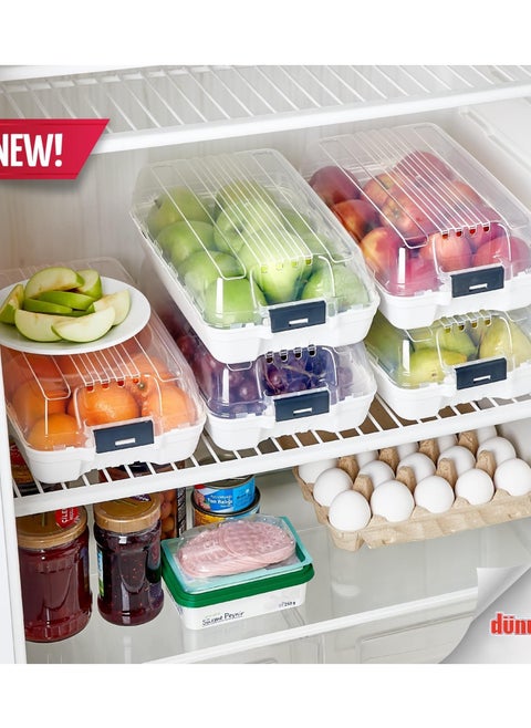 Dunia Lock & Fresh Square Party Butler - Versatile Dough, Bakery, and Cake Carrier - Airtight Lid - BPA-Free
