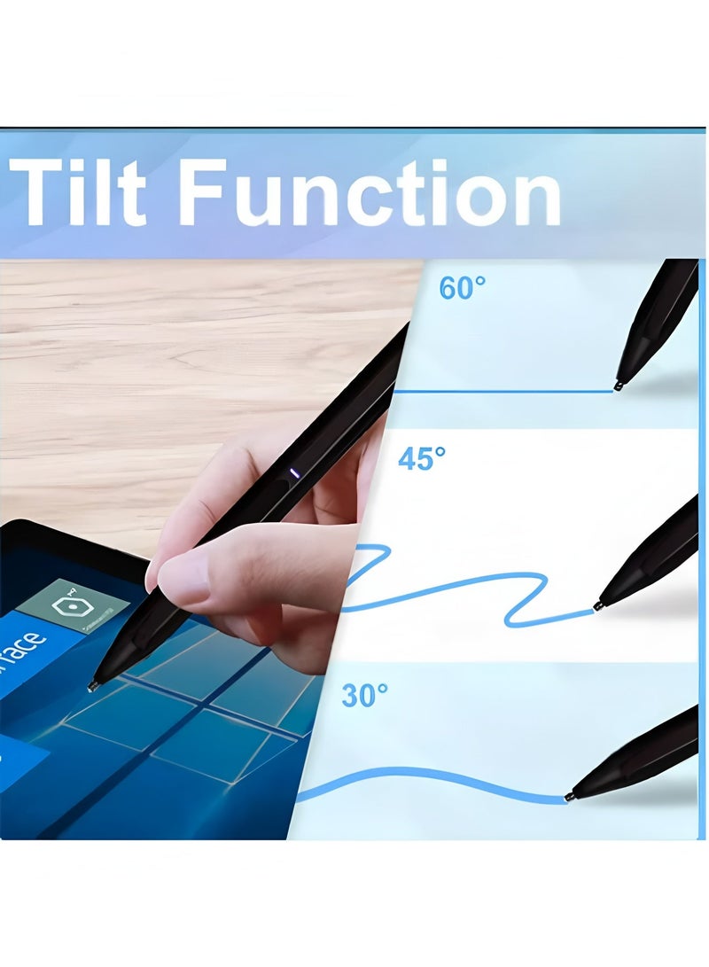 Flyview 4090 Levels Stylus Pen for Microsoft Surface 3/4/5/6/7/8/9/Pro X, Surface Laptop 1/2/3/4/5, Surface Book 1/2/3, Surface Go 1/2/3, Surface Studio1/2 Black - Image 5