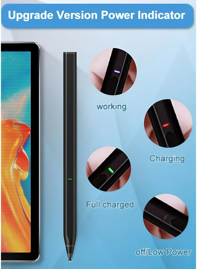 Flyview 4090 Levels Stylus Pen for Microsoft Surface 3/4/5/6/7/8/9/Pro X, Surface Laptop 1/2/3/4/5, Surface Book 1/2/3, Surface Go 1/2/3, Surface Studio1/2 Black - Image 2