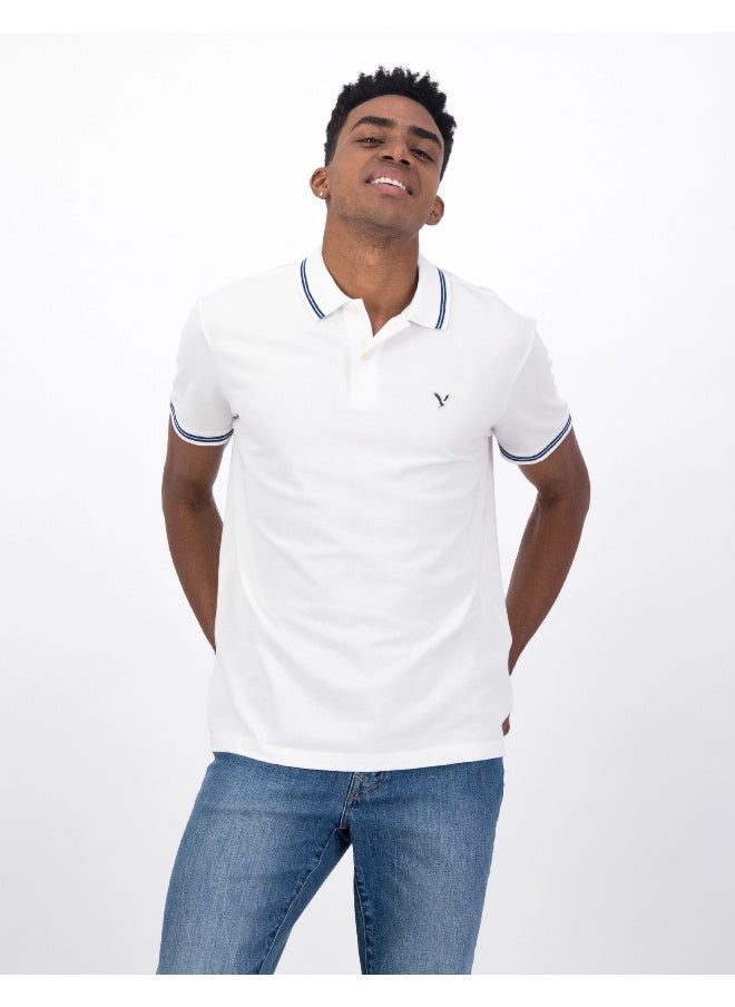 American Eagle - AE Pique Polo Shirt - Image 1