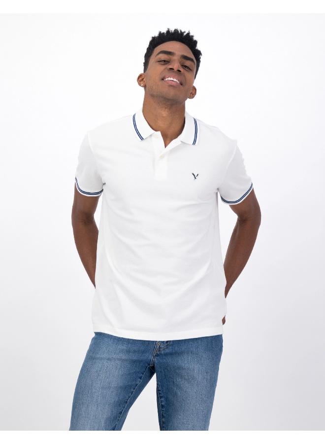 American Eagle AE Pique Polo Shirt - Image 1