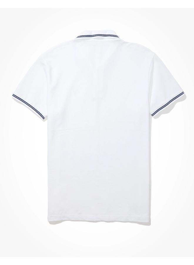 American Eagle AE Pique Polo Shirt - Image 2