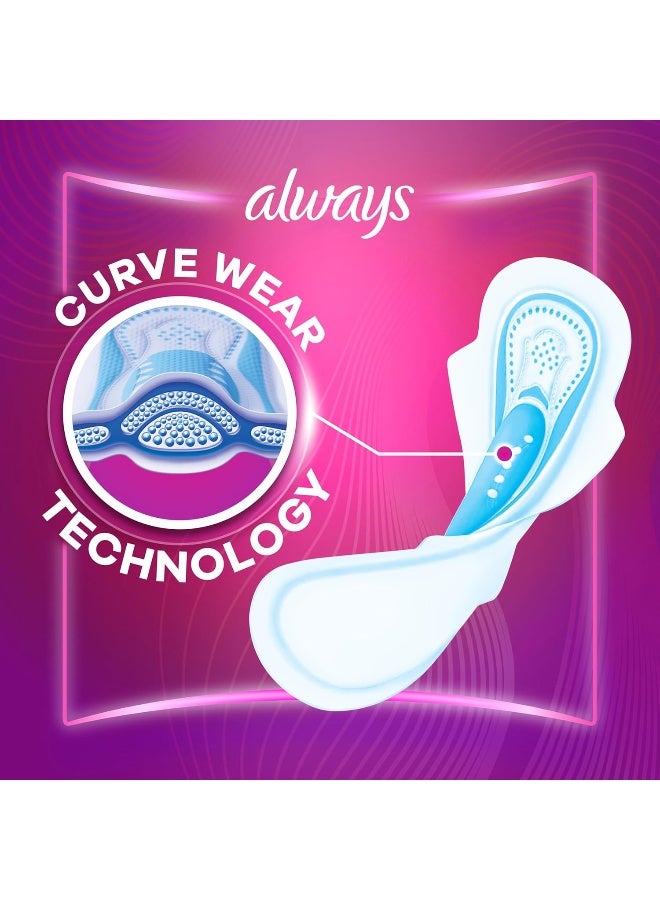 Always All In One Ultra Slim Large Pads Curve Wear Technology With Wings 26 Pcs - Image 2