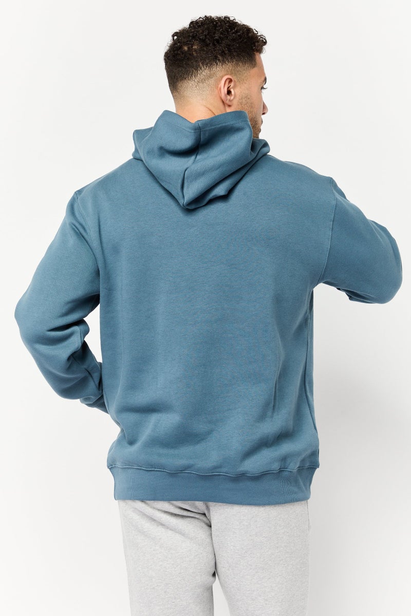 Reebok Men Sportswear Fit Long Sleeves Outdoor Sweatshirt, Blue - Image 3