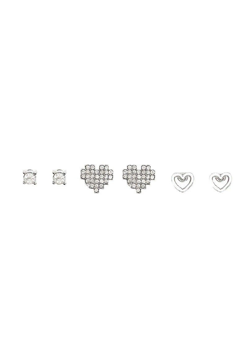 Goolsky Minimalist Heart Stud Earrings Set – Elegant Dainty Earring Pack for Women, Simple Chic Jewelry with Light Luxury Design - Image 2