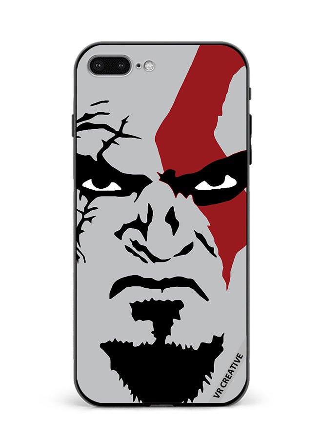 VR CREATIVE Protective Case Cover For Apple iPhone 7 Plus/8 Plus Face God Of War Design Multicolour - Image 1