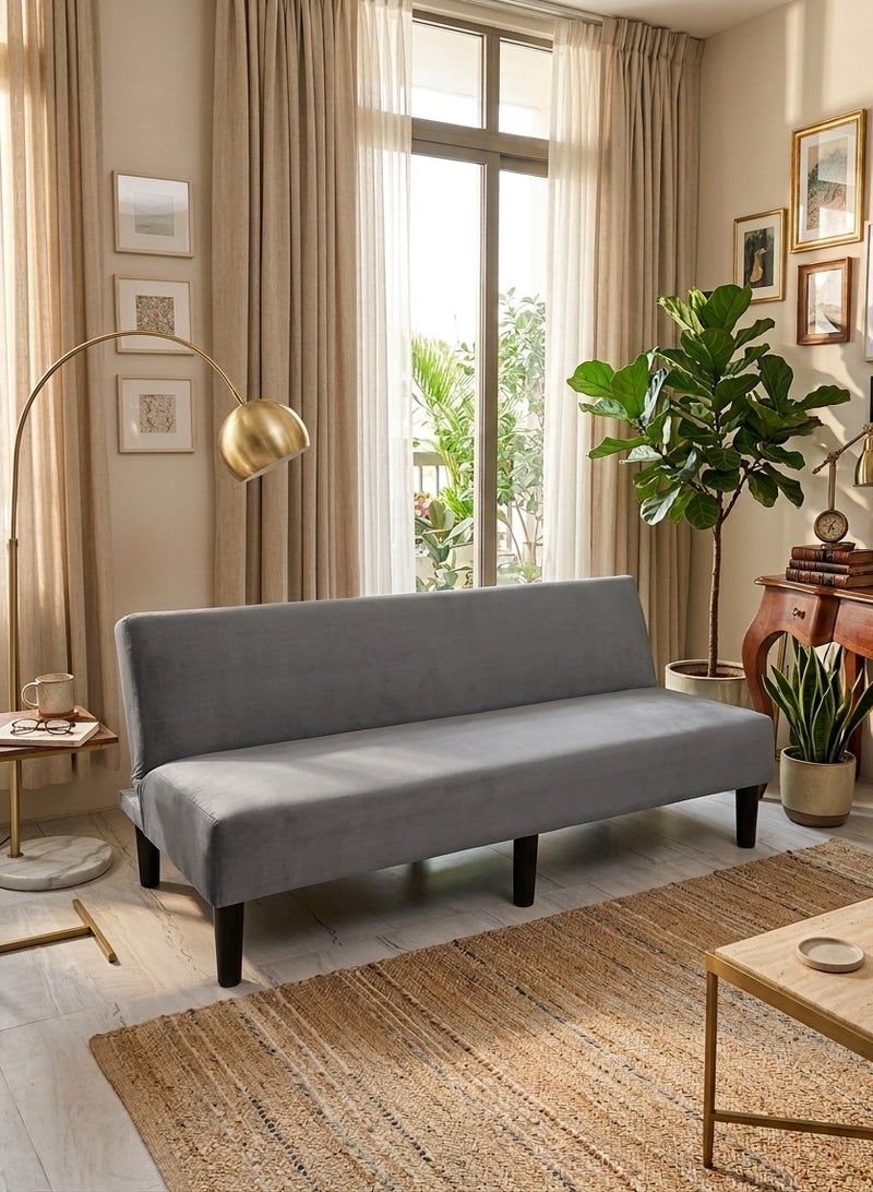 BACK COMFORT Nova Sofa Bed | Multi-Functional 2-in-1 Modern Design A stylish sofa that transforms seamlessly into a bed, offering a smart space-saving solution. Ideal for the living room, office, or bedroom, with a foldable design for added convenience - Grey - Image 1
