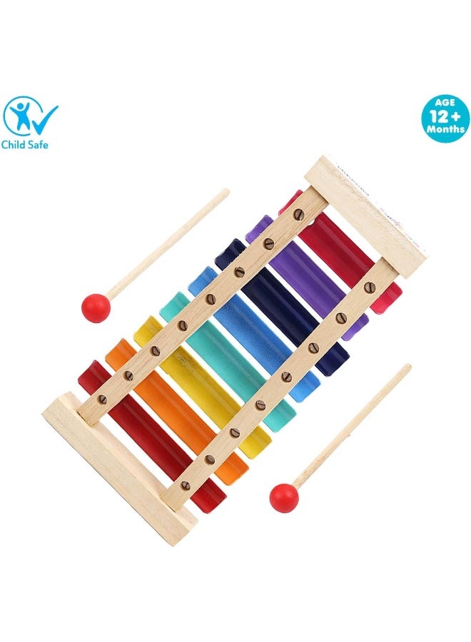 Skoodle My First Xylophone for Kids and Toddlers with Harmonica - Image 4