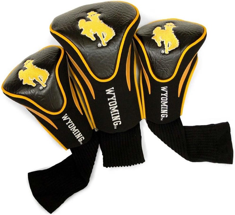 NCAA Numbered 1, 3, & X, Fits Oversized Drivers, Utility, Rescue & Fairway Clubs, Velour Lined for Extra Club Protection