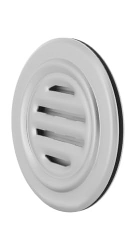 CRL Chrome Plated Brass 5-5/16" No-Draft Speak-Thru - 549 - Image 4