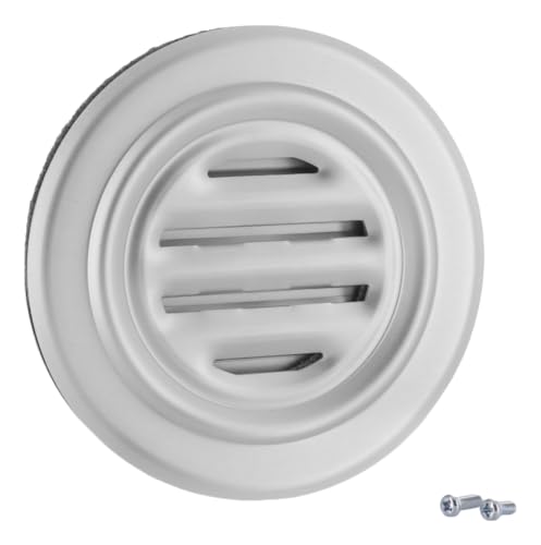 CRL Chrome Plated Brass 5-5/16" No-Draft Speak-Thru - 549 - Image 3