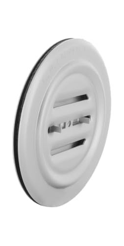 CRL Chrome Plated Brass 5-5/16" No-Draft Speak-Thru - 549 - Image 5