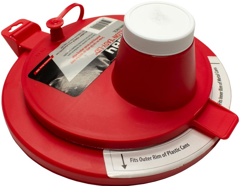 ALLWAY PEL "Easy-Lid" Paint Pouring Spout and Lid Cover for 1-Gallon Metal and Plastic Containers with Wiping Edge - Image 2