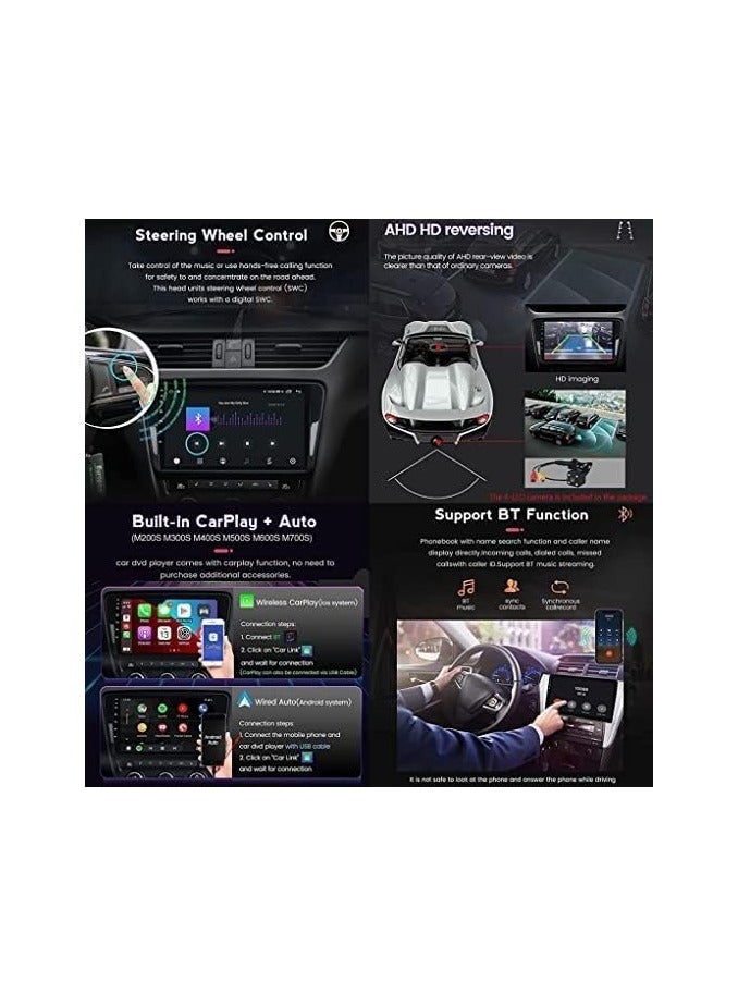 SHEZA STAR Android Car Stereo for Toyota Fortuner 2015 2016 2017 2018 2019 2020 1GB RAM 32GB ROM 9 Inch MirrorLink WiFi BT, IPS Touch Screen with AHD Camera Included - Image 3