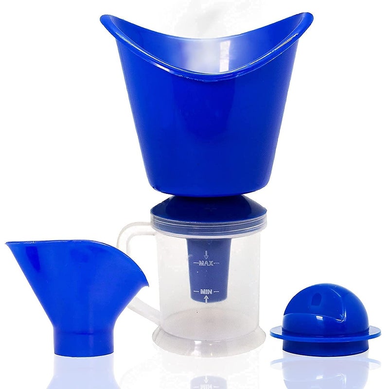 MÇS Milindi Sales FaceSpa Noseand Cough Steamer 3 in 1 Plastic Steamer Vaporizer Nozzle Inhaler Facial Saunaand Facial Steamer Machine for Adults and Kids Multicolor - Image 2
