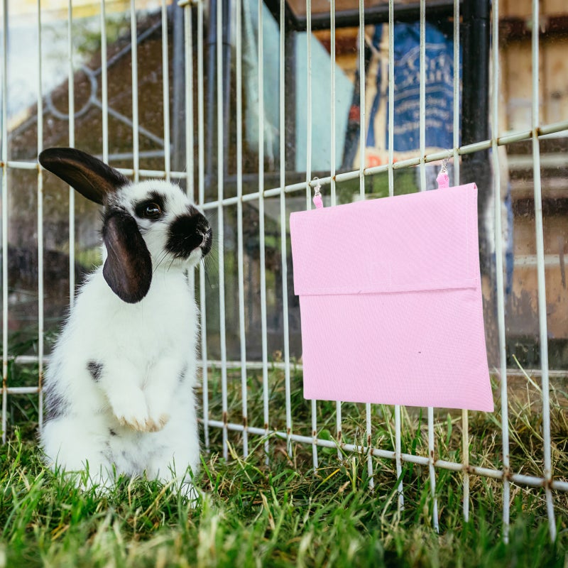 🐾 كيس تبريد للحيوانات الأليفة للأرانب والهامستر مع عبوة ثلج قابلة لإعادة الاستخدام للاستخدام الداخلي صيفا وردي ١ مجموعة - Image 4