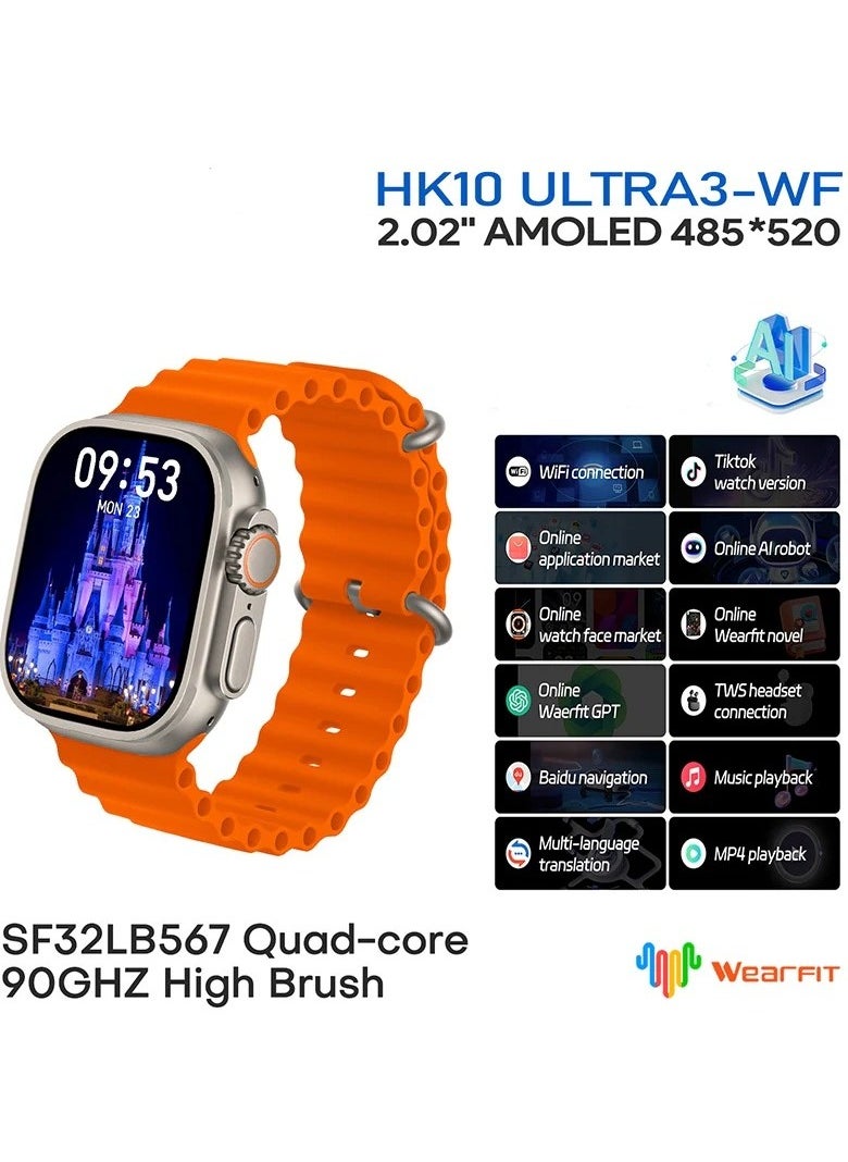 Multifunctional Smart Watch HK10 Ultra 3 AMOLED Display - pzsku/Z7F2291044DCC67DCE17FZ/45/_/1731335971/3236f1ad-e3d6-4622-a46b-b5e1fb3cc5cc