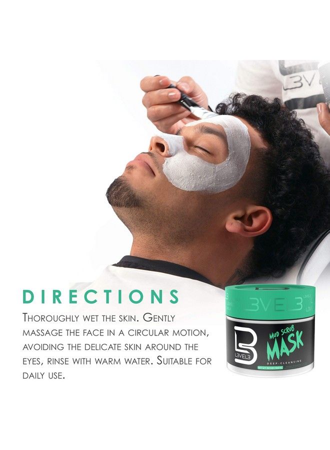 L3 Level 3 Mud Facial Scrub Reduces Acne Gentle And Effective Exfoliation Reduces Clogged Pores - Image 3