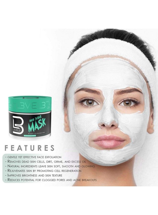 L3 Level 3 Mud Facial Scrub Reduces Acne Gentle And Effective Exfoliation Reduces Clogged Pores - Image 4